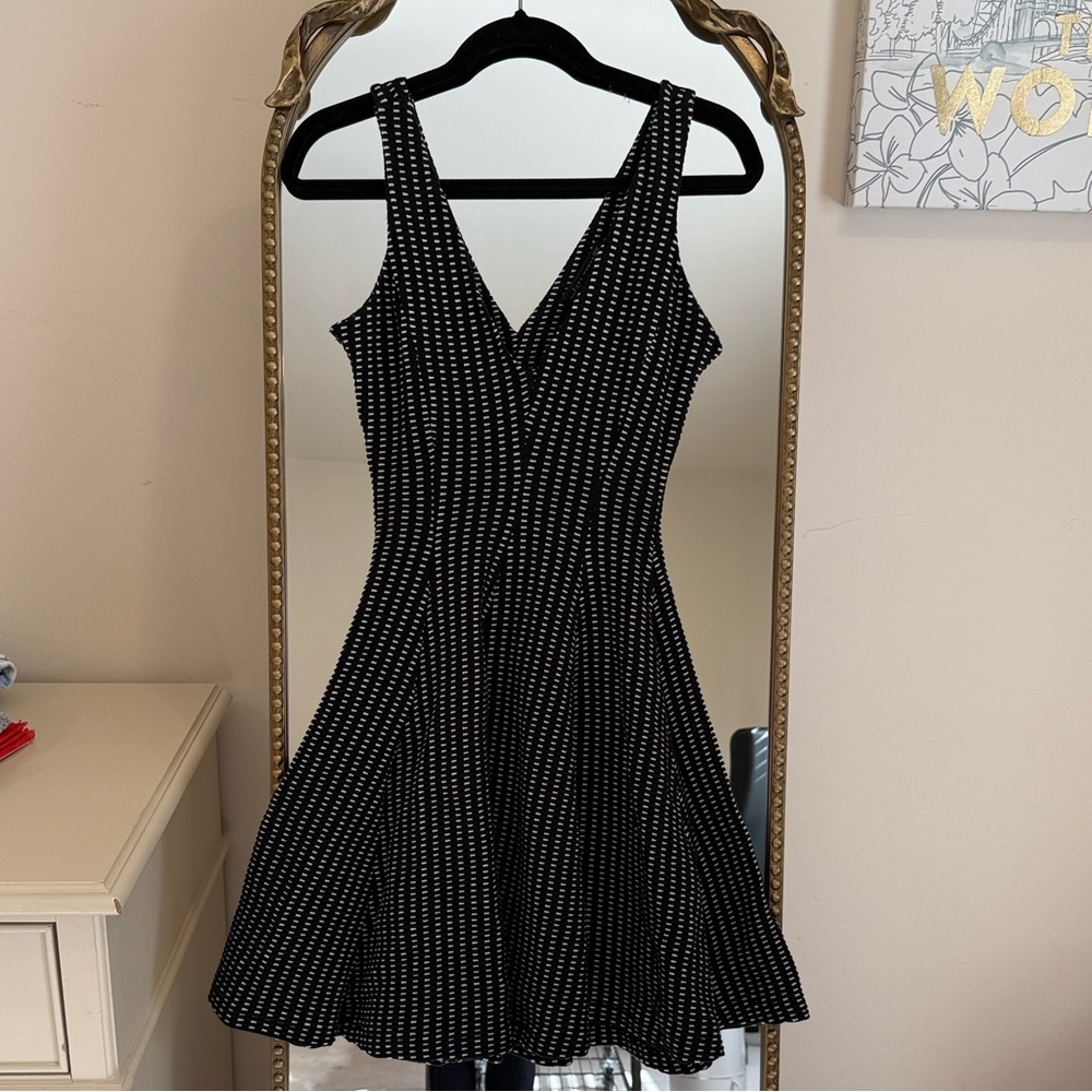 Zara Black and White Mini Dress
